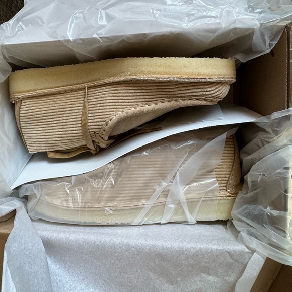 Clark’s Desert Nomad Corduroy Suede Sand Size Men’s 7.5 M - Picture 2 of 8